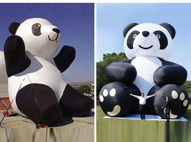 武进充气熊猫展示